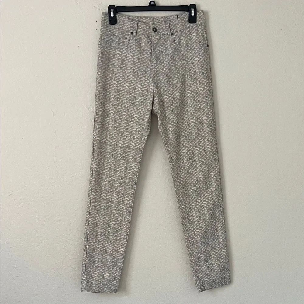NWOT Berenice Marin Tan/Gray Patterned Pants in Size 38